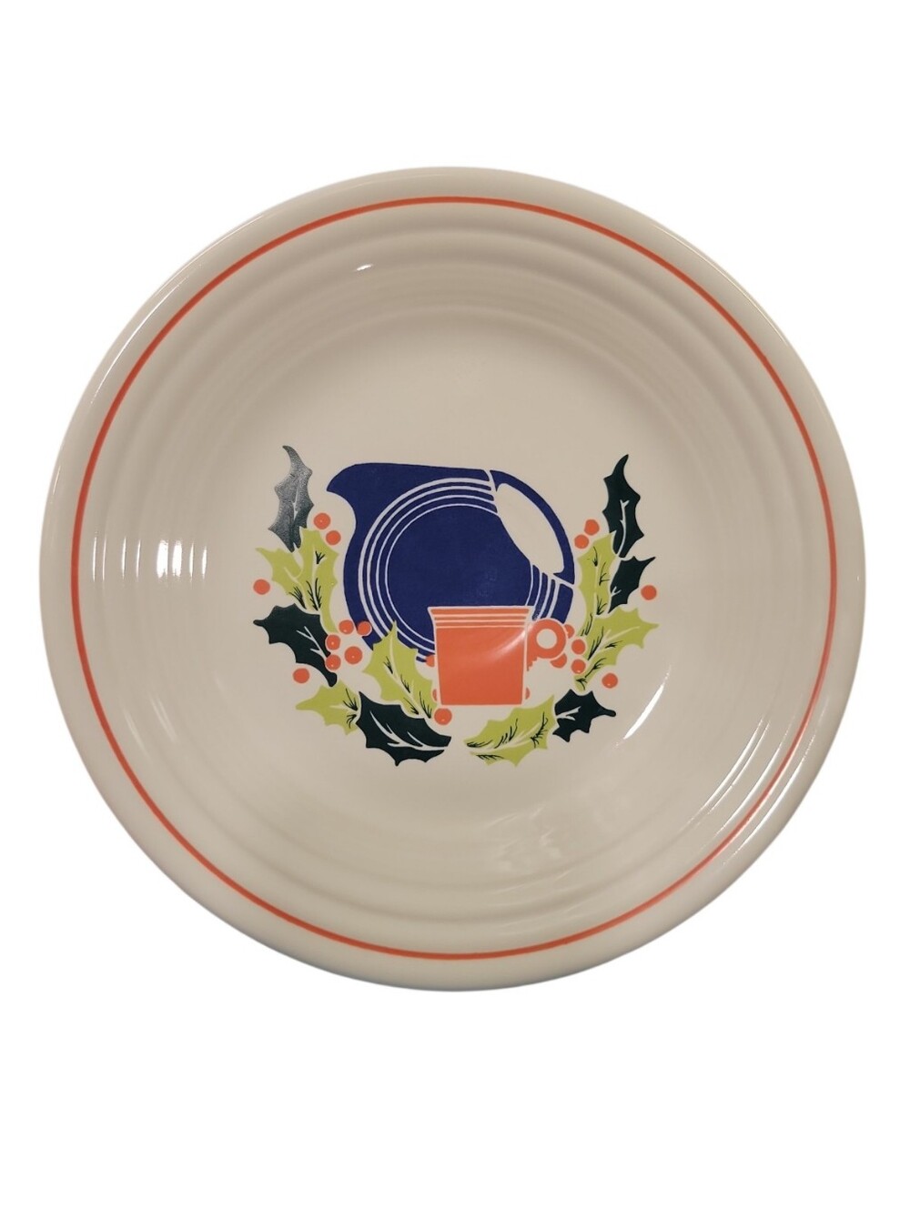 Fiesta Federated Stores 1998 Holiday Plate NWT Christmas Luncheon Plate Rare